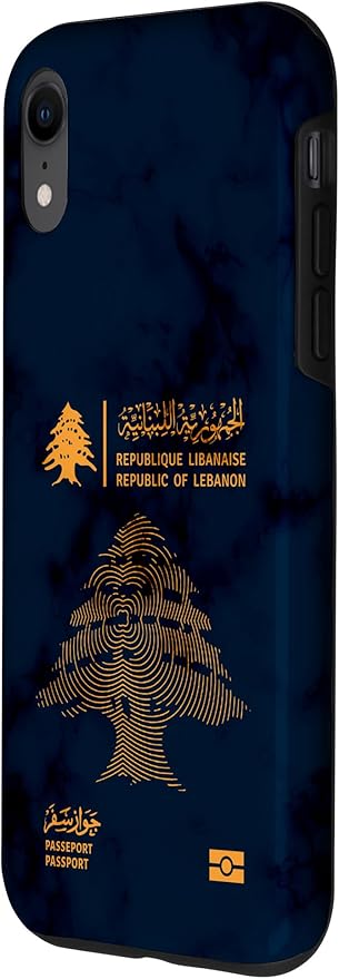 Lebanon,Lebanon Passport,Lebanon Flag,Lebanon map. Case for iPhone XR