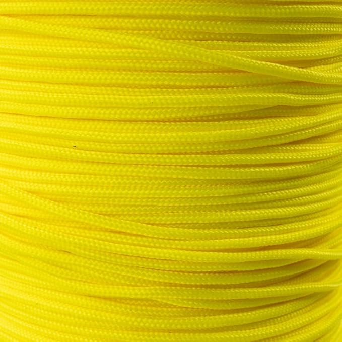 Paracord Planet 95lb Paracord – 1 Strand Type I Parachute Cord for Outdoors and DIY – Canary Yellow (25 ft)