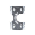 Rope & Cord Metal Clips for Rope, Cord, String – Heavy Duty Zinc Plated Double Rope Clamps – 1/2-Inch (3 Pack)