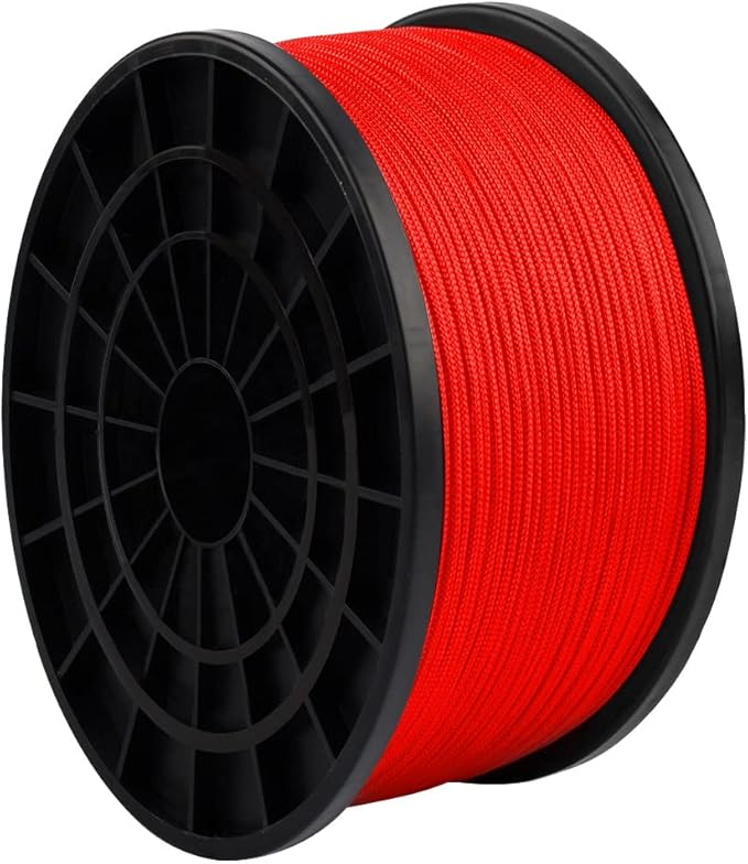 HERCULES Type III Paracord 550 Paracord Rope Parachute Cord, 1000' Imperial Red for Camping Cord, Survival Rope