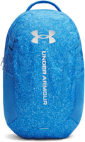 Under Armour Unisex Hustle 6.0 Backpack, (402) Blue Atlantis/Blue Atlantis/Metallic Silver, One Size Fits Most