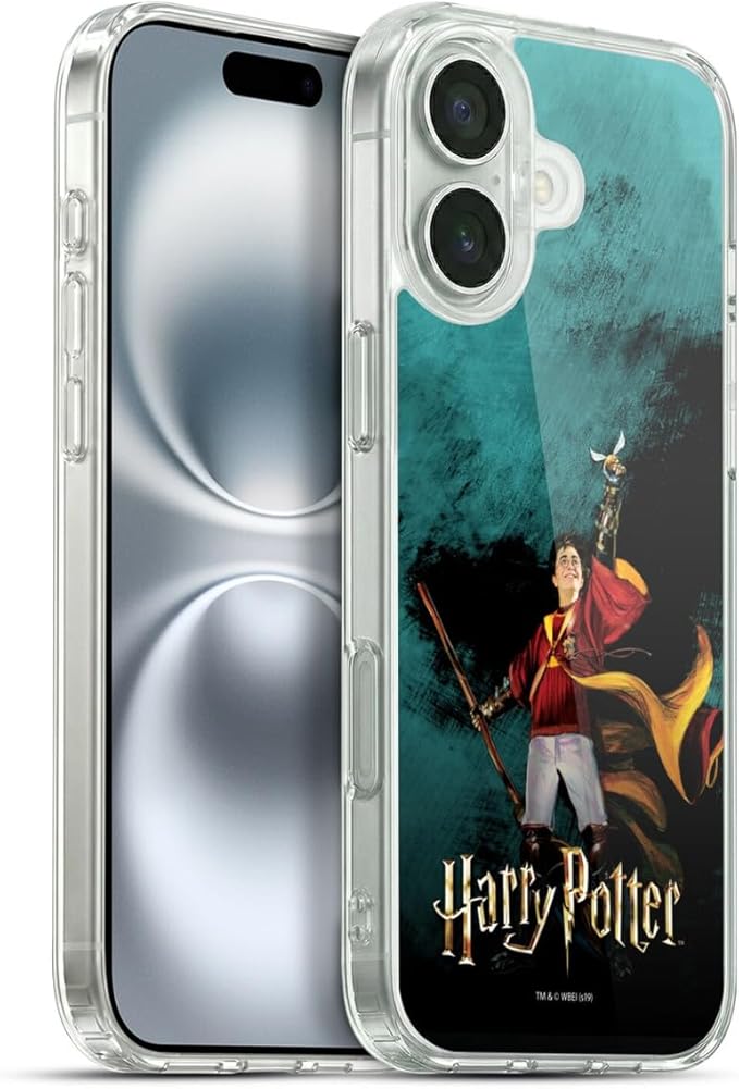 Head Case Designs Officially Licensed Harry Potter Quidditch 3 Prisoner of Azkaban II Gel Case [Military Grade Protection] Compatible with Apple iPhone 16 Plus and Compatible with MagSafe