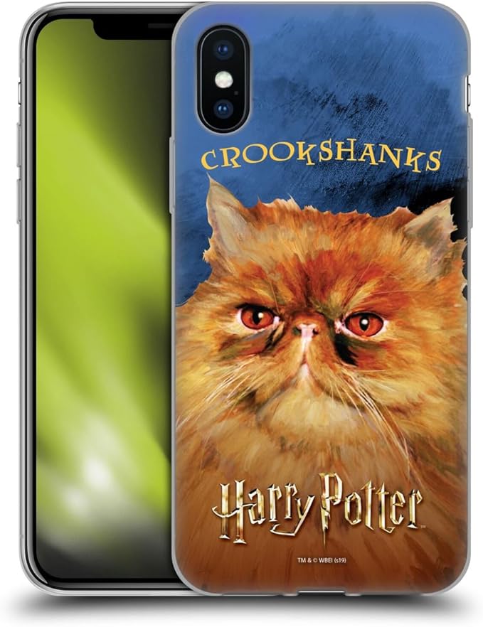 Head Case Designs Officially Licensed Harry Potter Crookshanks Prisoner of Azkaban II Gel Case [Military Grade Protection] Compatible with Apple iPhone X/iPhone Xs and Compatible with MagSafe