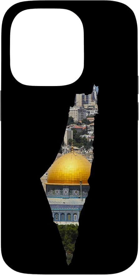 Palestinian Map Al Aqsa Jerusalem in Palestine Case for iPhone 14 Pro