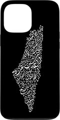 Historic Palestine Map of Cities - Arabic Calligraphy Case for iPhone 13 Pro Max