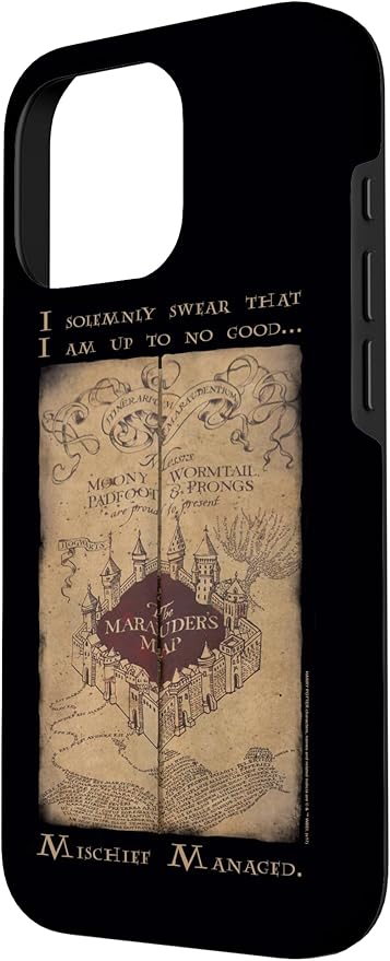 iPhone 16 Pro Harry Potter Marauder's Map Words Case