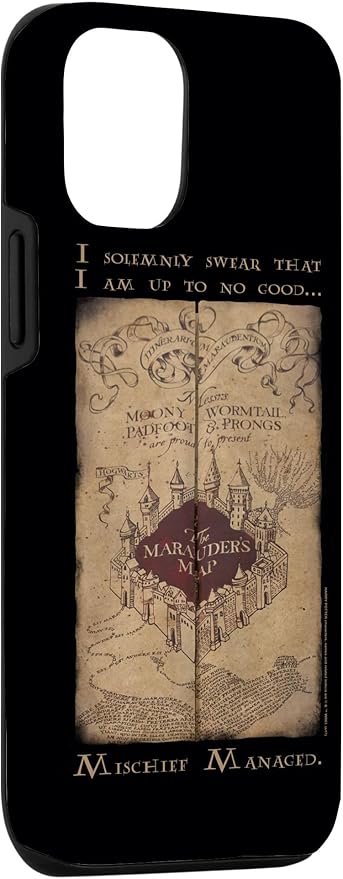 iPhone 12/12 Pro Harry Potter Marauder's Map Words Case