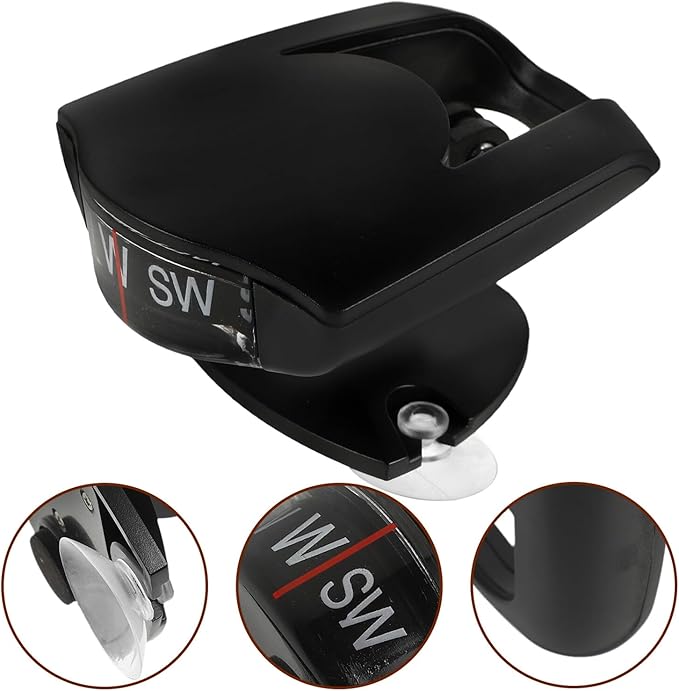Auto Compass for Car Dashboard with Adjustable Inclinometer and Suction Mount, Car Navigation Compass Ball Suitable for Vehicle and Outdoor Use