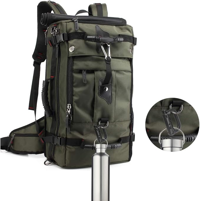 Topbuti 18 pcs Multipurpose Grimlock D-Ring Locking Molle Clips Hanging Hook for Webbing Strap Molle Bag Tactical Backpack