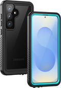 Lanhiem for Samsung Galaxy S25 Case, IP68 Waterproof Dustproof, Built-in Screen Protector, Rugged Full Body Shockproof Protective Cover for Galaxy S25, Blue