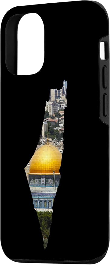 Palestinian Map Al Aqsa Jerusalem in Palestine Case for iPhone 12/12 Pro