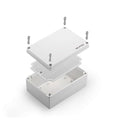QILIPSU Outdoor Junction Box IP67 Waterproof Project Box ABS Plastic Weatherproof Electrical Enclosure Gray Cover (6.9"x4.9"x3")