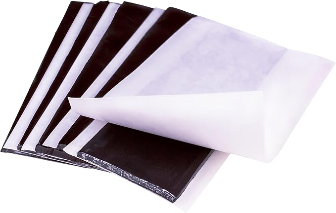 SatelliteSale Universal 1-1/2” x 5” Roof Mastic Pitch Pads Pack of 4 Pcs