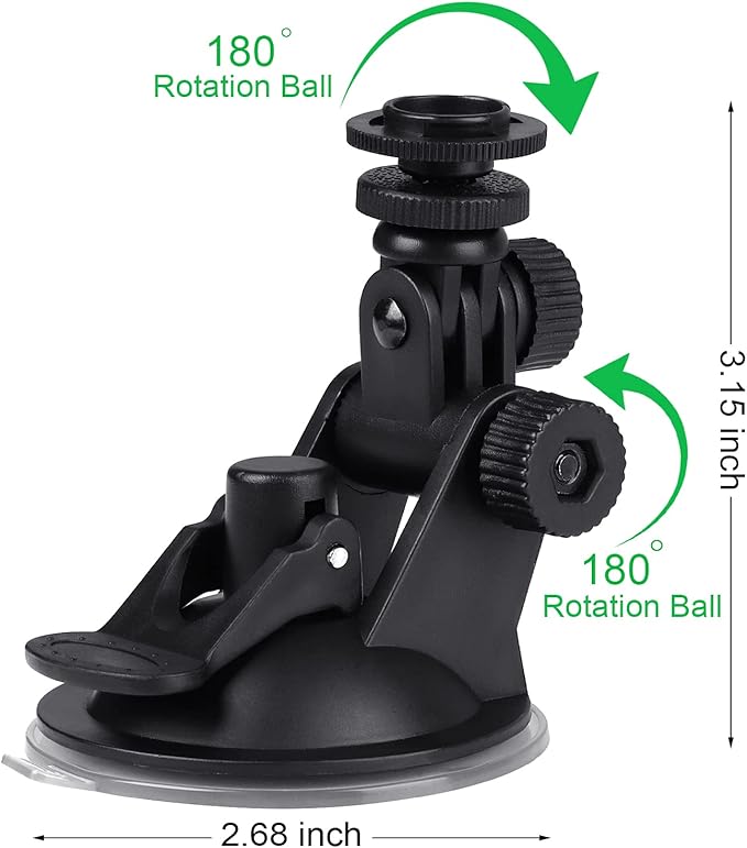 ALERTCAM 2Pack Suction Cup Mount for Blink Outdoor 2K+ / Outdoor 4 (4th Gen)/(3rd Gen), Blink XT / XT2 / Mini, Attach Your Home Security Camera with No Tools