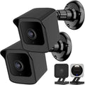 PEF Mount for All-New Wyze Cam V4/Cam V3, Weatherproof Protective Cover and 360 Degree Adjustable Wall Mount Solid Housing for Wyze V4 and V3 Outdoor Indoor Smart Home Camera System (Black, 2 Pack)