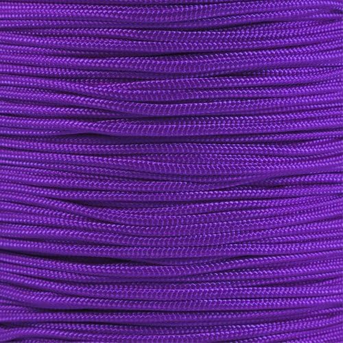Paracord Planet 325 Paracord – 3 mm Type II Nylon Parachute Cord with 3 Inner Strands (Acid Purple, 50 ft)