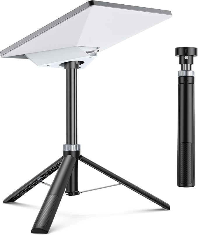 Starlink Mini Tripod, Portable Tripod Stand Mount with Aluminum Tripod Adapter, Compatible with New and Old Starlink Mini Models for Outdoor Camping and Hiking