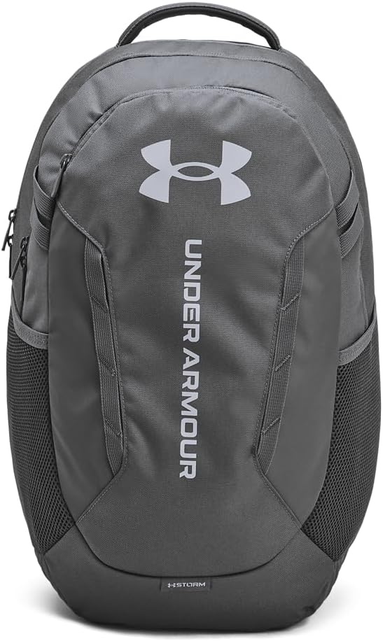 Under Armour Unisex-Adult Hustle 6.0 Backpack, (025) Castlerock / / Steel, One Size Fits Most