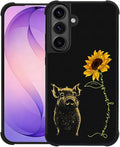 for Samsung Galaxy S26 Plus Case,Graphic Design for Girl Boy Soft Silicone Hard Acrylic Shock Protection Designed for Samsung Galaxy S26 Plus Pig Sunflower Yellow Sunshine Pattern