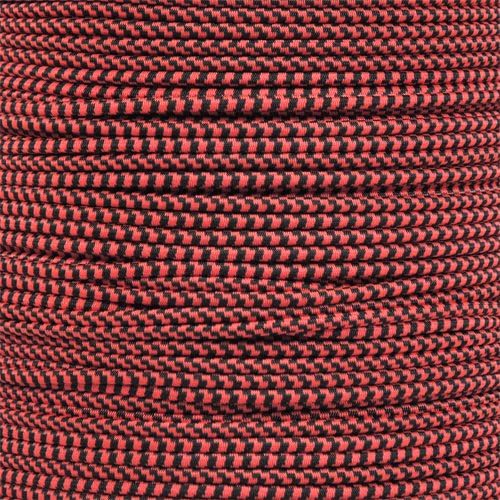 Paracord Planet 1/8-Inch Shock Cord for Replacements, Repairs, and Outdoors – Black Widow (50 ft)