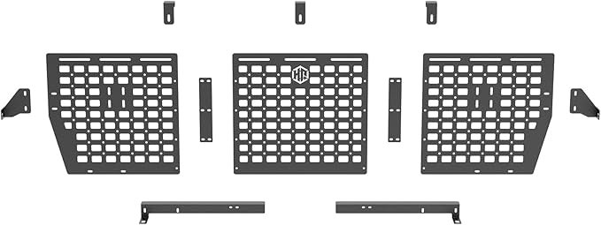 Hooke Road F150 Front Truck Bed MOLLE Panel System Cargo Rack for 2015-2026 Ford F-150 5.5FT Pickup, Modular Bed Storage for Gear Organization & Overlanding, No-Drill Bolt-On