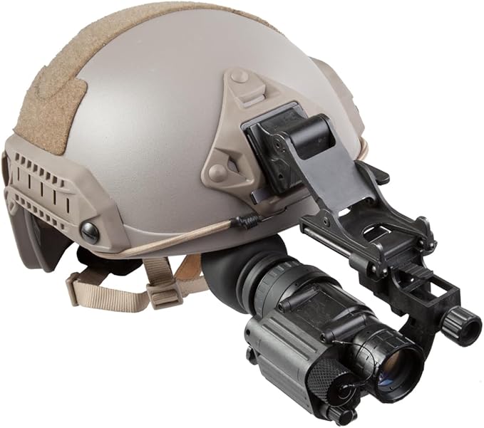 AGM Global Vision PVS-14E Enhanced Night Vision Monocular with FOM 2200+ Gen 3 Auto-Gated, P45-White Phosphor IIT, Auto Shut-Off, Manual Gain, Built-in IR Illuminator, Military-Grade NVG Made in USA