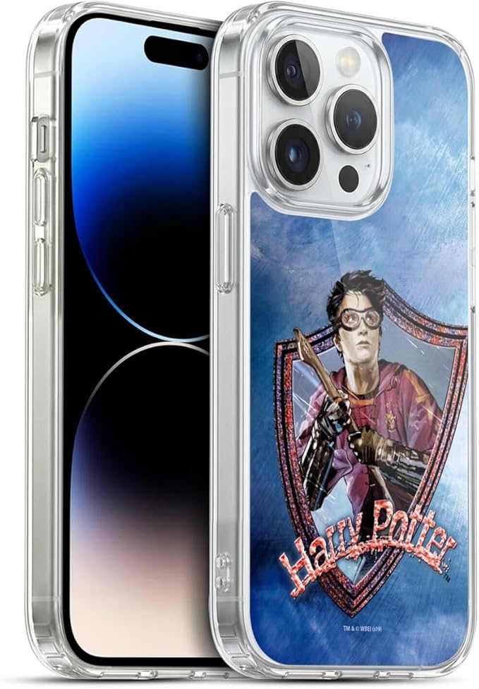Head Case Designs Officially Licensed Harry Potter Quidditch 2 Prisoner of Azkaban II Gel Case [Military Grade Protection] Compatible with Apple iPhone 14 Pro and Compatible with MagSafe