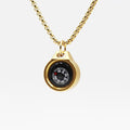 Engraved Compass Necklace, Navigation Compass Necklace for Women Men Best Friends, Fashion Festival Gift Wrap