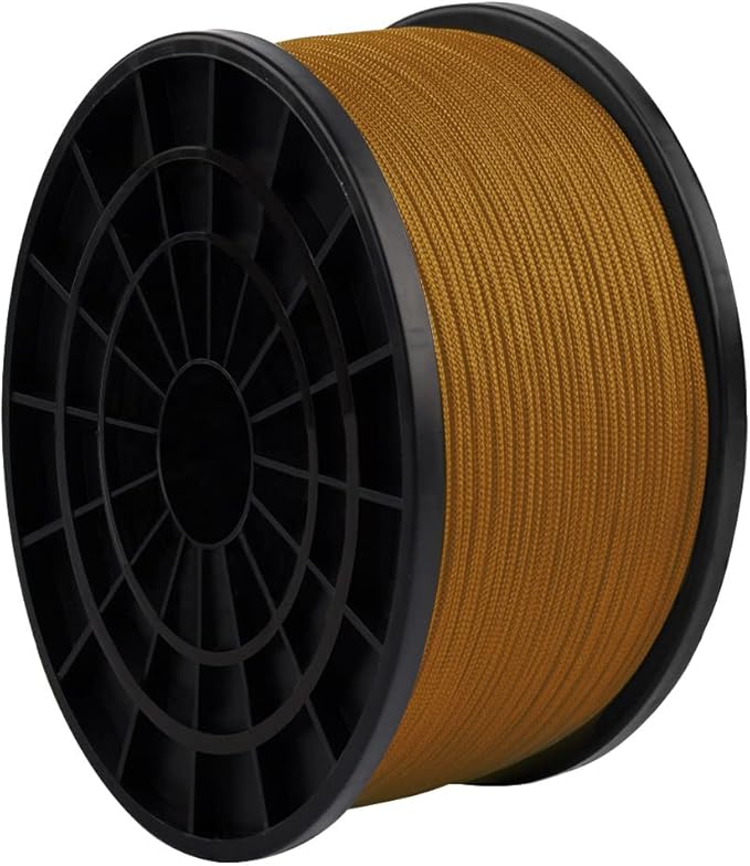 HERCULES Type III Paracord 550 Paracord Rope Parachute Cord, 50' Coyote Brown for Camping Cord, Survival Rope