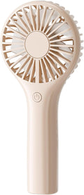 TriPole Portable Handheld Fan Mini Personal Fan with 3 Speeds, Powerful Battery Hand Held Fans for Travel Trip Outdoor Concerts, Cute Small Rechargeable Lash Fans for Makeup Skincare Drying, Cream