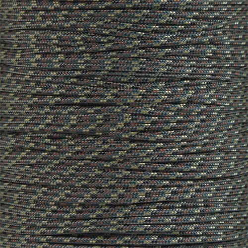 Paracord Planet 325 Paracord – 3 mm Type II Nylon Parachute Cord with 3 Inner Strands (Camo Pattern, 1000 ft)