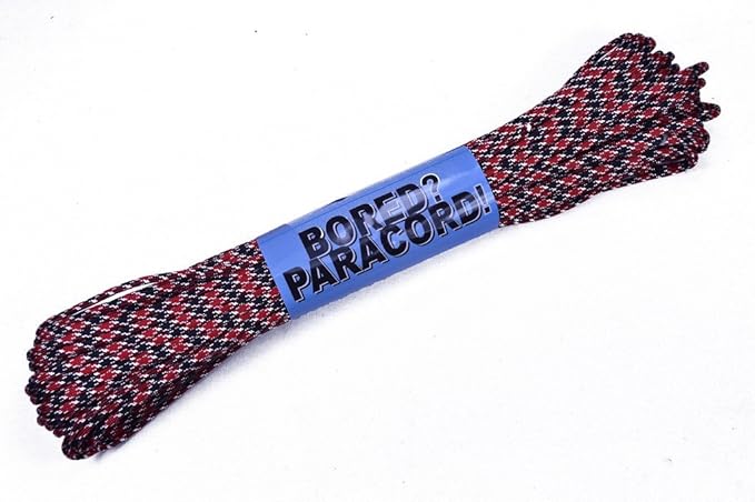 BORED? PARACORD! 550 lb Paracord – Ideal for Crafting, DIY Projects, Camping, Military & Active Outdoors – 300+ Colors – Tactical Parachute Cord Type III – Strong - El Toro 50 Feet