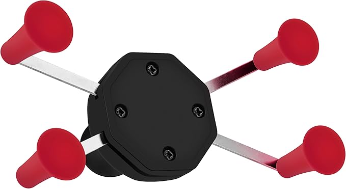 Rubber Cap for X-Grip Mount Holder Compatible with RAM Bicycle Motorcycle Phone Holder Stand - Non-Slip Phone Mount Bracket Cap Replacement for X-Grip Rubber Cap RAP-UN-CAP-4U (4PCS Red)