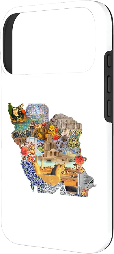 Map of Persian Empire, Iran Map Case for iPhone 17 Pro