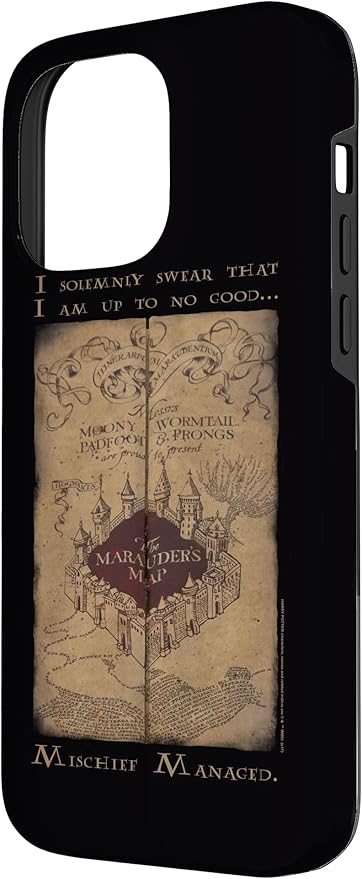 iPhone 14 Pro Max Harry Potter Marauder's Map Words Case