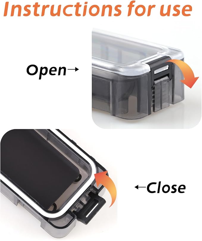 Tackle Box Organizer - 4PC Small Boxes with Magnetic & Waterproof Tackle Trays, Luminous Tackle Storage System, Portable Customizable Compartments for Fishing Gear Organization On-the-Go (Anglers)