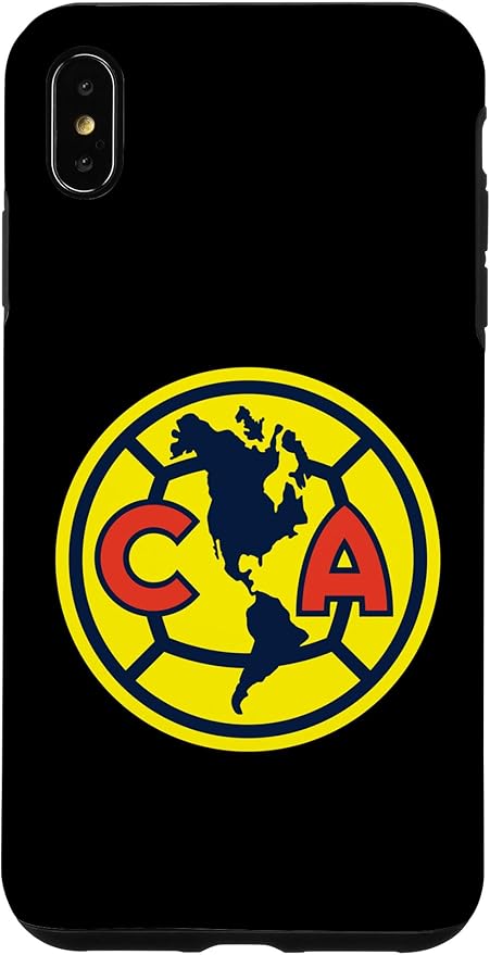 Club America Classic Crest Circle with Americas Map Case for iPhone Xs Max
