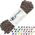 Paracord Planet 100' Hanks Parachute 550 Cord Type III 7 Strand Paracord Top 40 Most Popular Colors