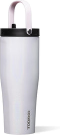 Corkcicle Go Cup XL - Leak-Proof Travel Tumbler - Triple Insulated Stainless Steel Water Bottle - Easy-Carry Handle - Summer Drinkware Gift - Keeps Drinks Ice Cold - 30 oz - Unicorn Magic