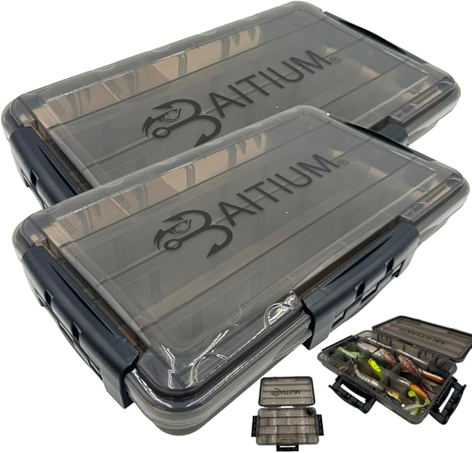 Baitium XTRAseal Waterproof Fishing Tackle Box Organizer, Tackle Boxes With Dividers, Tacklebox for Fishing, 3600 3700 Tackle Tray, Fishing Gear