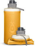 HydraPak Flux - Collapsible Backpacking Water Bottle (750ml, 1L, 1.5L) - BPA Free, Ultra Light, Spill-Proof Twist Cap