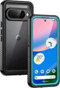Lanhiem for Pixel 10 Case, IP68 Waterproof Dustproof Shockproof Case with Built-in Screen Protector, Full Body Sealed Protective Cover for Google Pixel 10 6.3 inch (2025) Blue