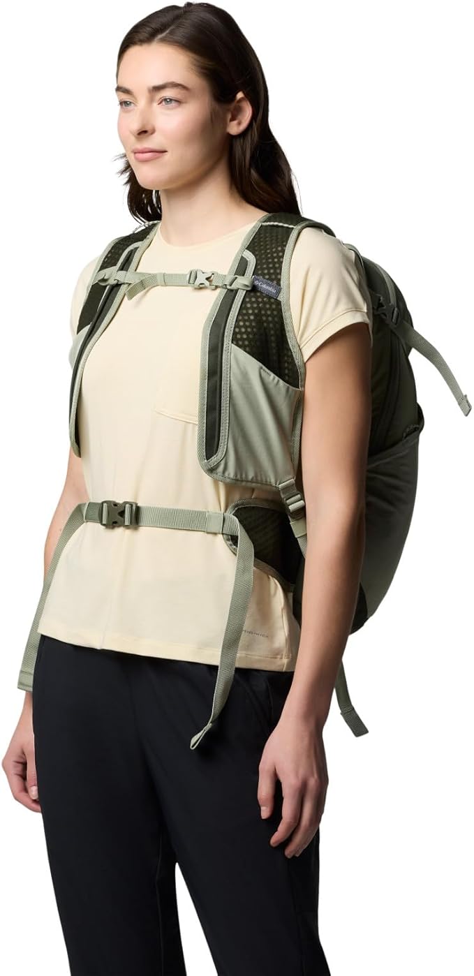 Columbia Unisex Blackcomb Ridge 30L Backpack, Safari/Greenscape, L/XL