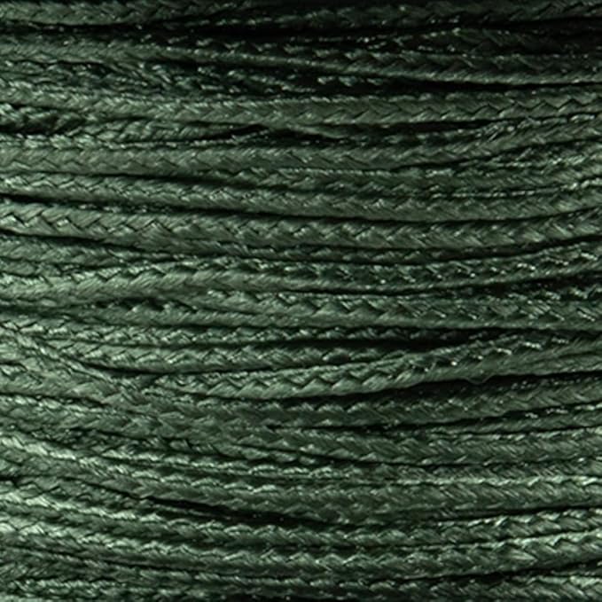 Paracord Planet Micro Paracord – Thin Braided Cord for Crafting, Fishing, and DIY Projects in 125 ft Spools – Sage Green