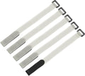 MECCANIXITY 5Pcs Reusable Battery Tie Down Straps,0.8x12" Grey Nylon Multipurpose Battery Hold Down Adjustable Cinch Strap Hook Loop Fastening Tie for Quadcopters FPV RC Drone Boat Car