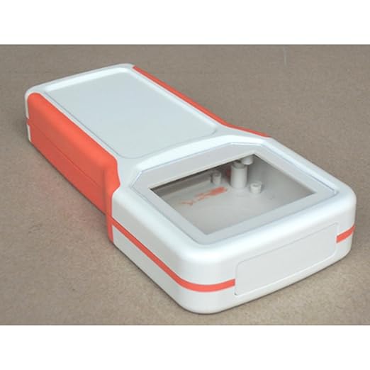 ABS Junction Box 204mmx100mmx35mm Portable Handheld Instrument Case Boxes Waterproof Dustproof Outdoor Project Box Cable Connection Protective Enclosure Orange