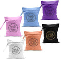 6Pcs Girls Trip Gifts Wet Dry Bag, Beach Bag Wet Bag Favors, Sunscreen Bags Swimsuit Toiletry Travel Essentials For Women, Beach Travel Laundry bags for Dirty Diaper Swimsuit Gifts