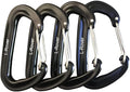 L-Rover Carabiner,12KN Lightweight Heavy Duty Carabiner Clips,Aluminium Wiregate Caribeaners for Hammocks,Camping, Key Chains, Outdoor and Gym etc,Hiking & Utility