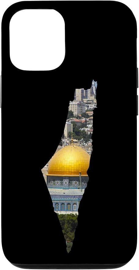 Palestinian Map Al Aqsa Jerusalem in Palestine Case for iPhone 12/12 Pro