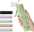 9oz Small Water Bottles with Straw, Mini Water Bottle with One-Hand Open Design, Leak-Proof Locking Lid for Hot&Cold Drinks, Small Travel Water Bottle - 100% Leakproof for School, Travel...(Floral)
